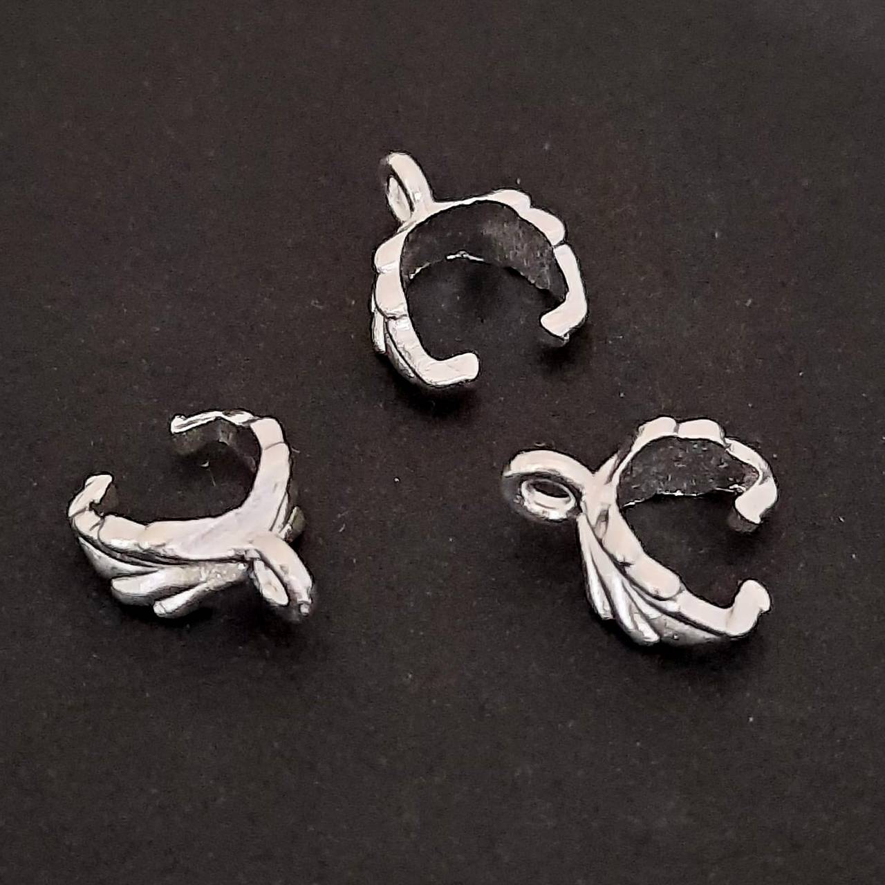 Šlupňa list 10x8,5mm-1ks (strieborná)