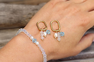 Sady šperkov - Sada náramok a náušnice - 17598466_