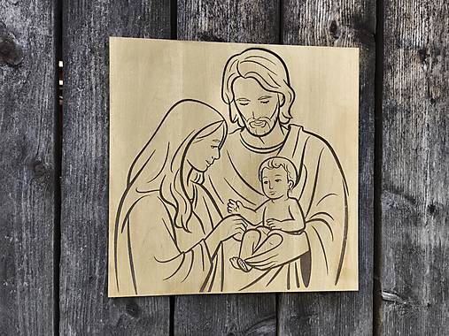 Dekorácie - Sv. rodina - 17599868_