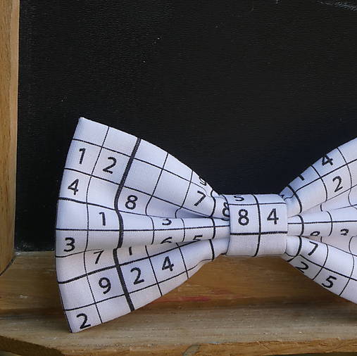 Pánske doplnky - Motýlik Sudoku - 17600801_