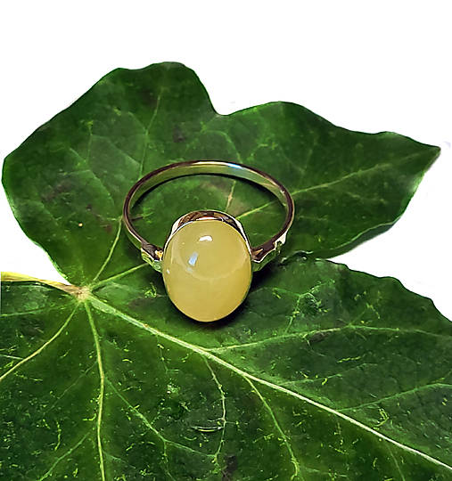 Prstene - ZLATÝ prsteň  SILK OPÁL 14*10 - 17599779_