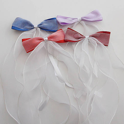 Dekorácie - Svadobné mašle - 8 farieb - 17600299_