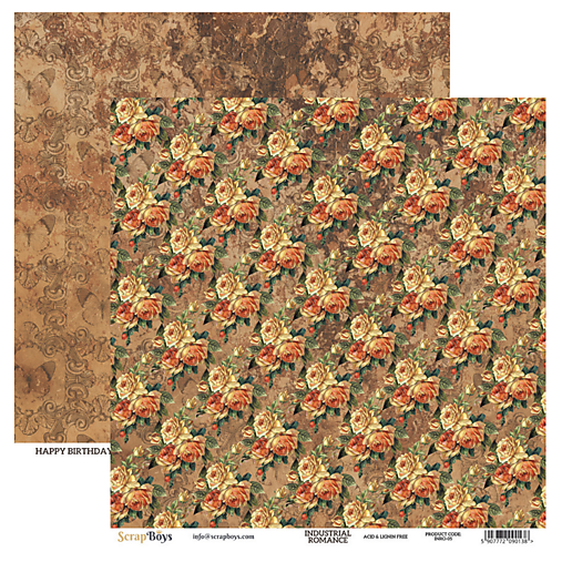 Papier - Obojstranný scrapbook papier INRO 05 - 17602121_