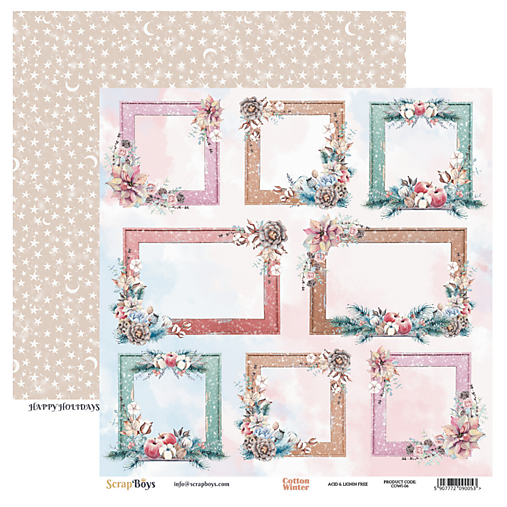 Papier - Obojstranný scrapbook papier COWI 06 - 17602158_