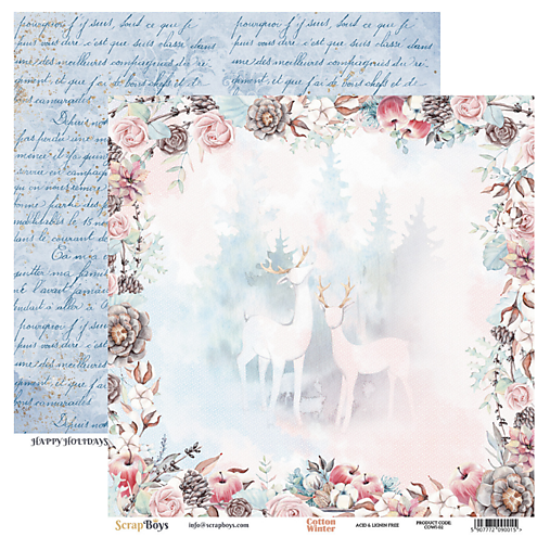 Papier - Obojstranný scrapbook papier COWI 02 - 17602182_