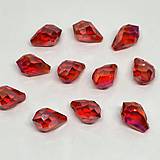 Korálky - Sklenená brúsená kvapka 8x5mm-1ks - 17602940_