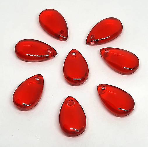 Sklenená kvapka 8x14mm-1ks