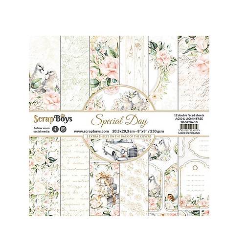 Papier - Scrapboys scrapbook papier 8x8 Special Day - 17603230_