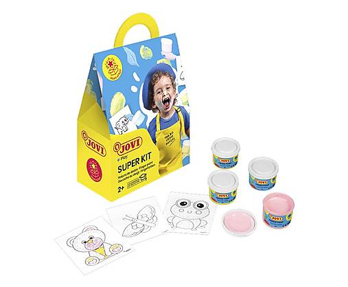 - 50% JOVI prstové farby, pastelové, 4x35 ml + 20 šablón, pôvod. cena 13,50€