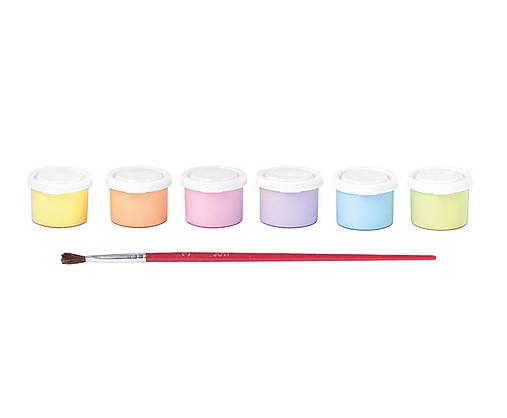 - 50% JOVI PASTEL temperové farby, 6x35 ml + štetec, pôvod.cena 7,90€