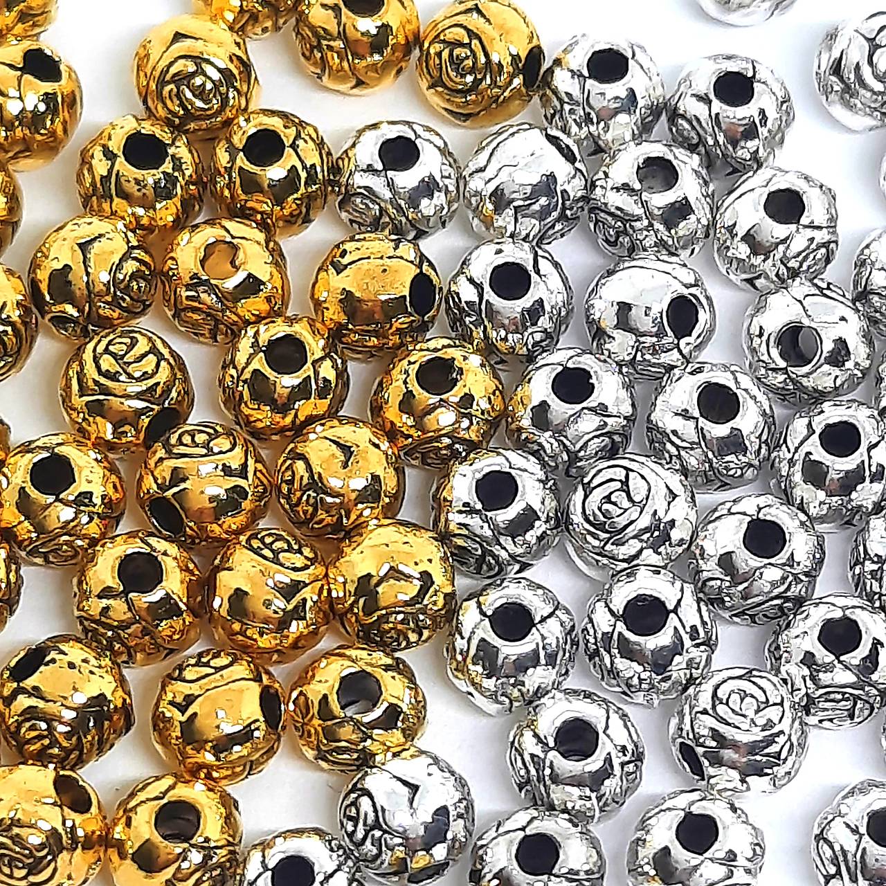 Kovová ružička 4mm-1ks