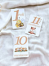 Papiernictvo - LESNÉ ZVIERATKÁ - kartičky pre chlapčeka - 17ks - 17604335_