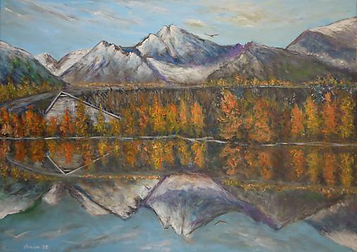 Obrazy - Pleso v jeseni - 17603897_