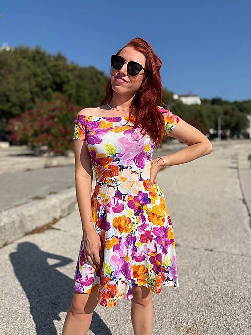 Šaty - Bambusové šaty Carmen - 17602991_