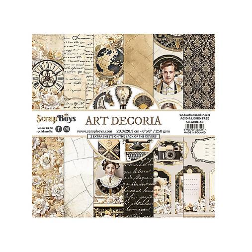 Papier - Scrapboys scrapbook papier 8x8 Art Decoria - 17605451_
