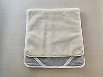 Úžitkový textil - Vlnienka podložka na matrac do detskej postieľky 100%  MERINO Top Super wash Natural Mušelín Bambus s bavlnou  - 17605376_