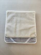 Úžitkový textil - Vlnienka podložka na matrac do detskej postieľky 100%  MERINO Top Super wash Natural Mušelín Bambus s bavlnou  - 17605377_