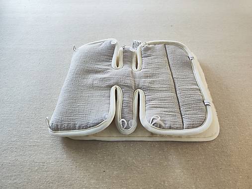Detský textil - Podložka do kočíka CONCORD Wanderer 100% merino /celoročná/ obojstranná Mušelin Bambus s bavlnou - 17605326_