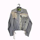 Blúzky a košele - Custom Upcycled HorseGirl Coquette Shirt - 17604557_