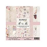 Papier - Scrapbook papier Mr & Mrs 8x8 - 17606821_