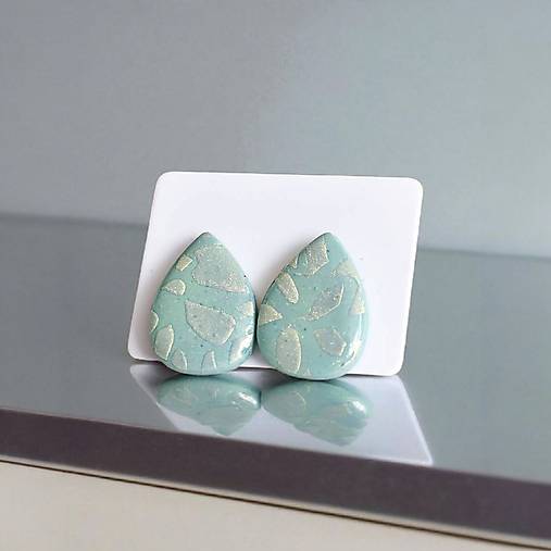 Náušnice - Náušnice Zamatový závoj (Kvapky) - 17607259_