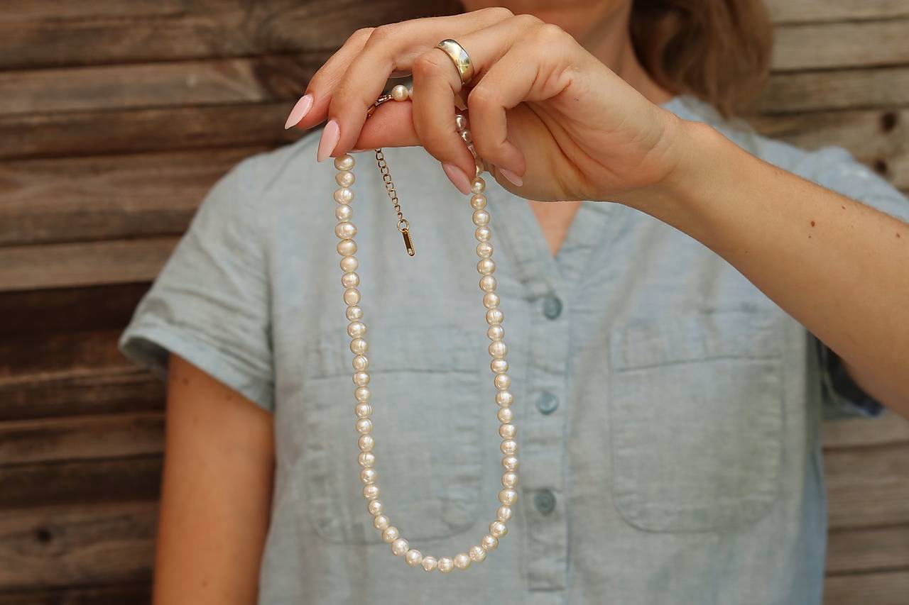 Perlový náhrdelník
