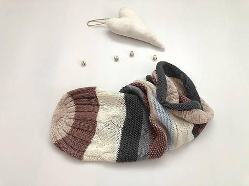 Detský textil - Ulitka pre bábätko-baby cocoon - 17607583_