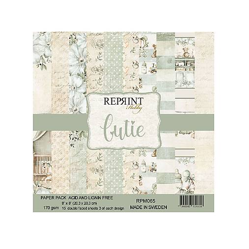Papier - Scrapbook papier Cutie 8x8 - 17610451_