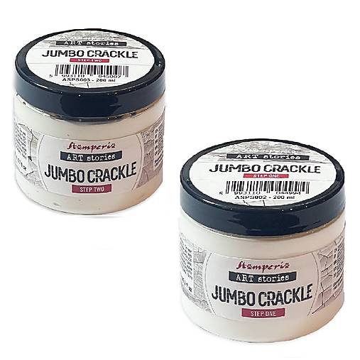 Farby-laky - Stamperia krakelovacia pasta Jumbo Crackle - 17610526_