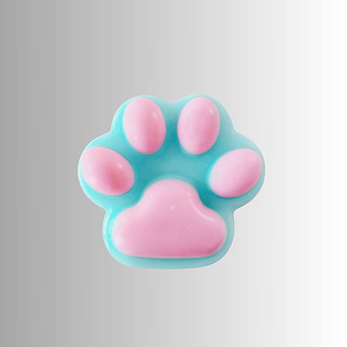 Squishy - Labka Tyrkysová veľká plná