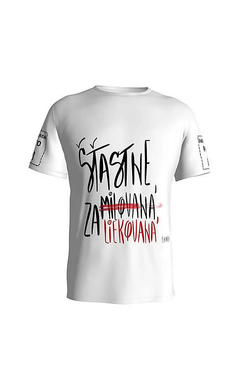 Unisex bavlnené tričko pre tých ktorým sadli lieky