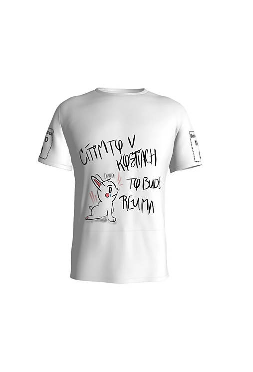Unisex bavlnené tričko pre reumatikov!