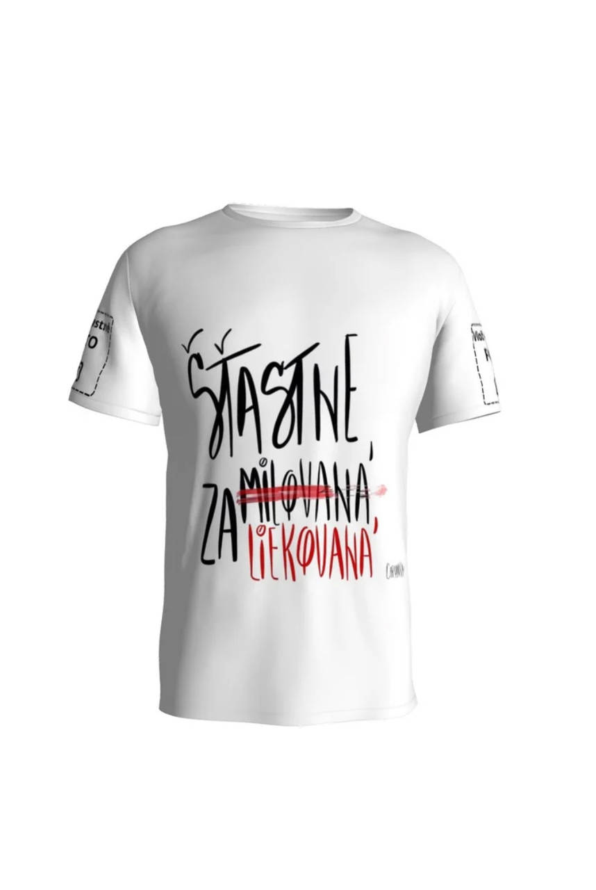 Unisex bavlnené tričko pre tých ktorým sadli lieky
