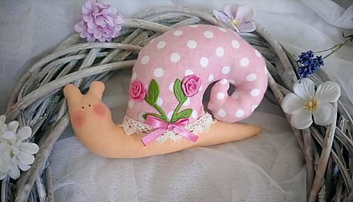 Dekorácie - Slimák - 17610670_