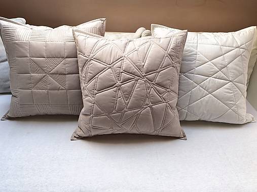 Dekoračné vankúše (Mocca béžový I)