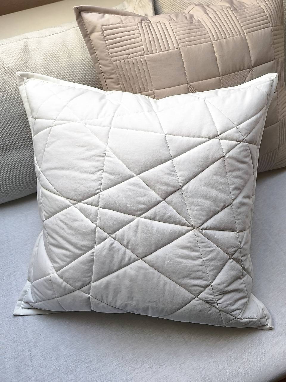 Dekoračné vankúše (Smotanový)