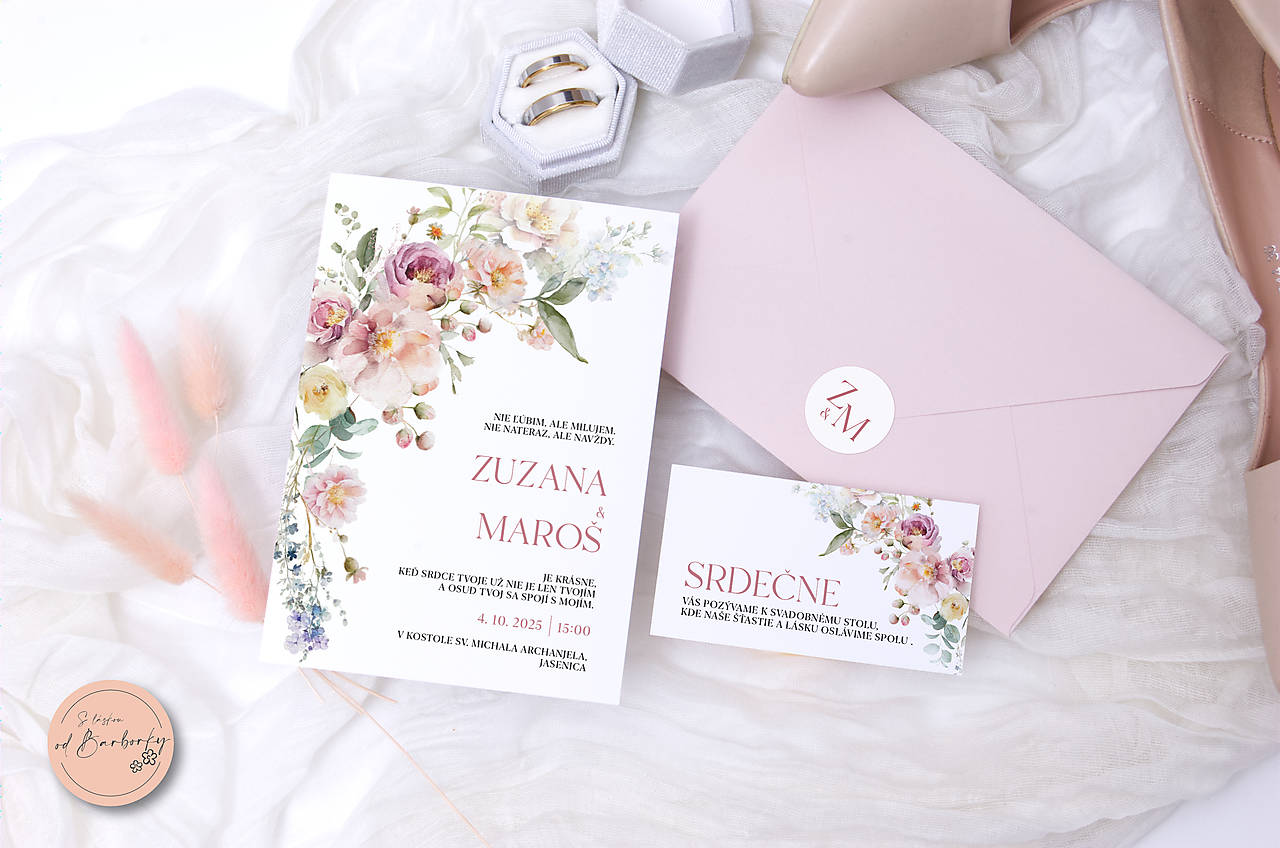 Svadobné oznámenie D#23