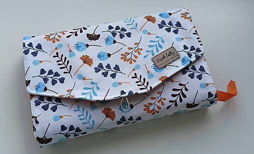 Papiernictvo - Obal na knihy Modrožltá záhrada, L - 17613090_