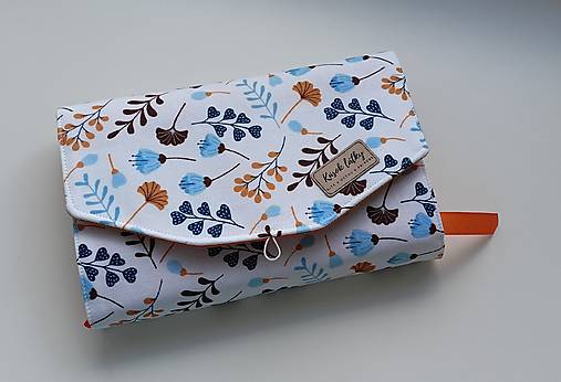 Papiernictvo - Obal na knihy Modrožltá záhrada, M - 17613113_