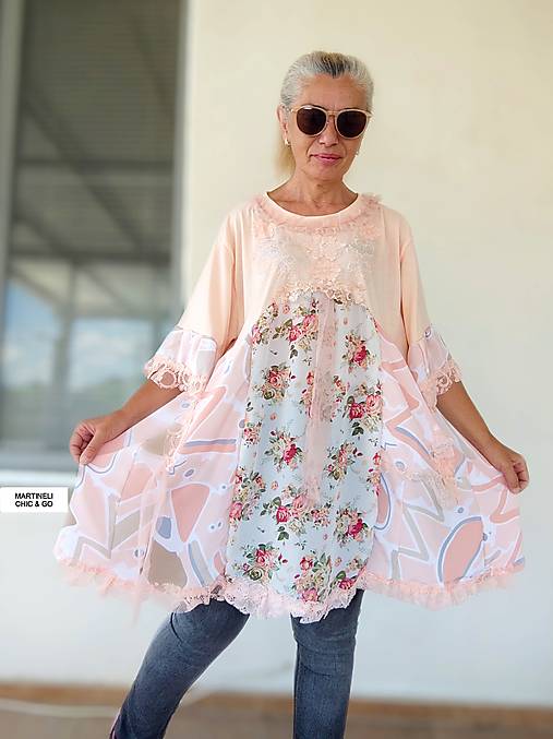 Šaty - Elegantné kvetinové šaty-Boho šaty Plus veľkosti 3XL - 17613597_