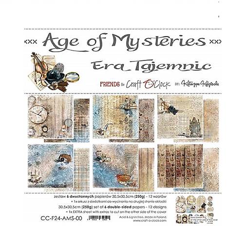 Papier - Scrapbook papier Age of Mysteries 12 x 12 - 17614494_