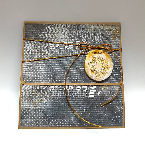 Papiernictvo - Darčeková obálka "pánska" ... s pečaťou - 17615255_