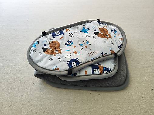 Detský textil - VLNIENKA Podložka do autosedačky Besafe Stretch 100% Merino proti poteniu a prechladnutiu macko , zajko, Líška  - 17614663_