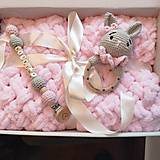 Hračky - Set pre bábätko Zajačik - 17615138_