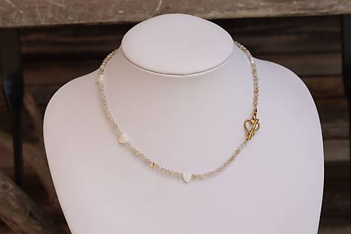 Náhrdelník choker kremeň