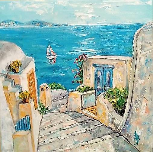 Obrazy - Santorini - 17616556_