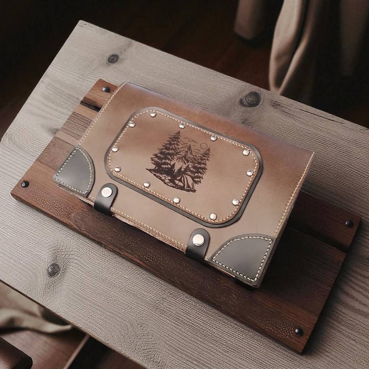 Kožený obal na tablet .