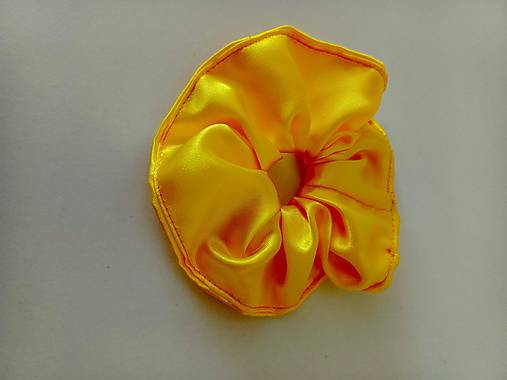 Ozdoby do vlasov - Gumička žltá  - 17617901_