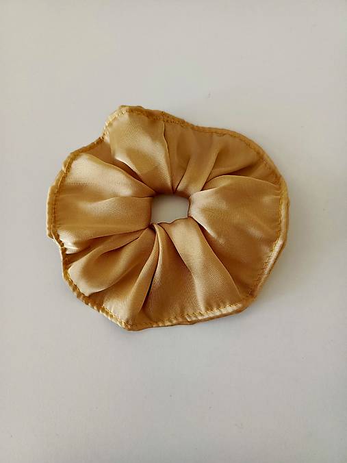 Ozdoby do vlasov - Gumička béžová  - 17617910_