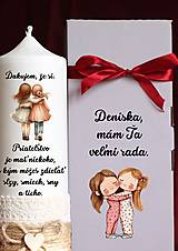 Sviečky - Voňavý darček pre najlepšiu kamarátku  Veľká vonná sviečka s vôňou podľa želania (2) - 17617469_